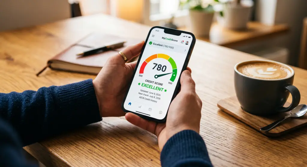 Checking AECB credit score before applying for a personal loan in UAE